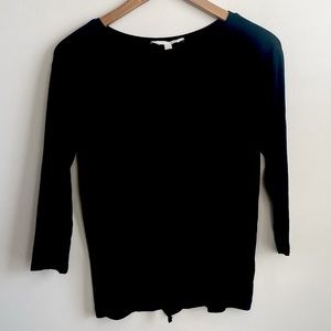 BB Dakota Black Tie Waist Top Size XS